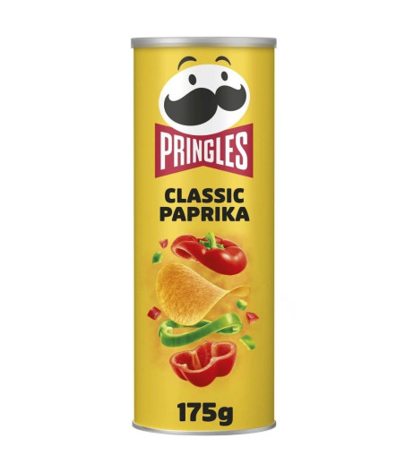 CHIPS TUILES PAPRIKA PRINGLES 175G