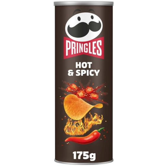 CHIPS TUILES HOT & SPICY PRINGLES 175G