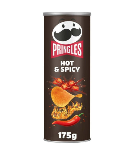CHIPS TUILES HOT & SPICY PRINGLES 175G