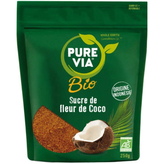 SUCRE DE FLEUR DE COCO PURE VIA BIO 250G