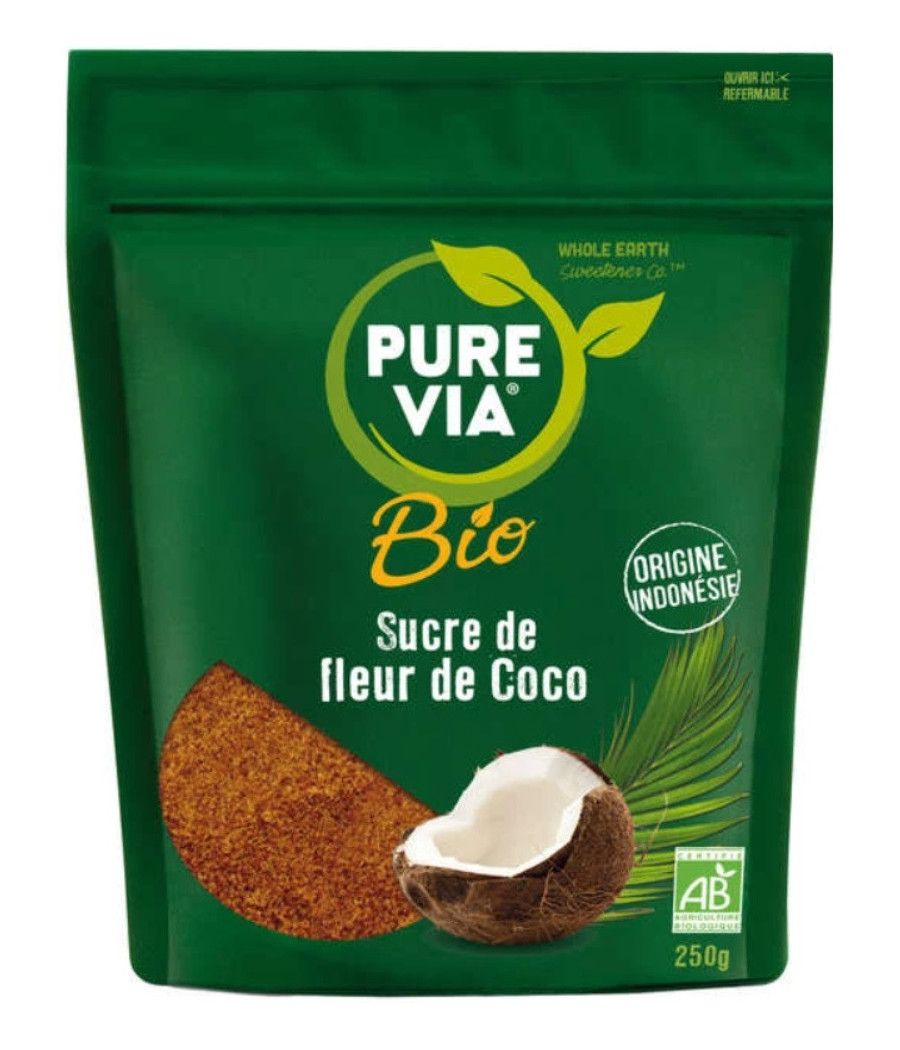 SUCRE DE FLEUR DE COCO PURE VIA BIO 250G