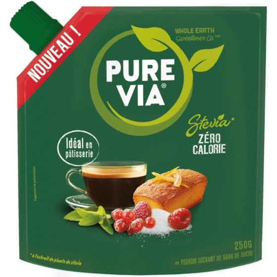 EDULCORANT POUDRE STEVIA PURE VIA 250G