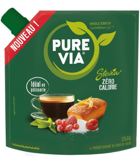 EDULCORANT POUDRE STEVIA PURE VIA 250G