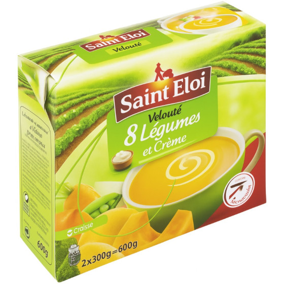 VELOUTE 8 LEGUMES ET CREME SAINT ELOI 1000G