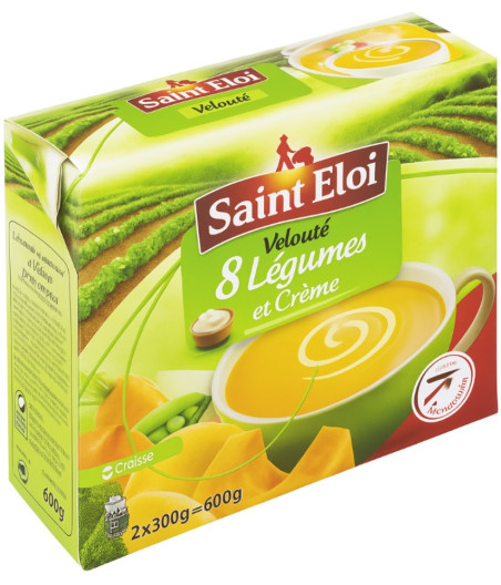 VELOUTE 8 LEGUMES ET CREME SAINT ELOI 1000G