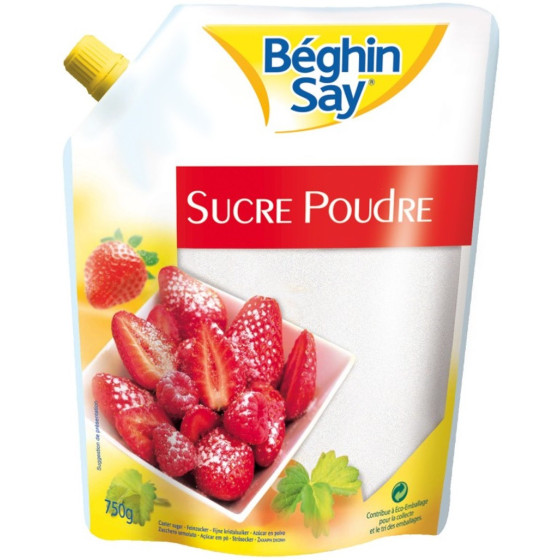 SUCRE EN POUDRE BEGHIN SAY 750G