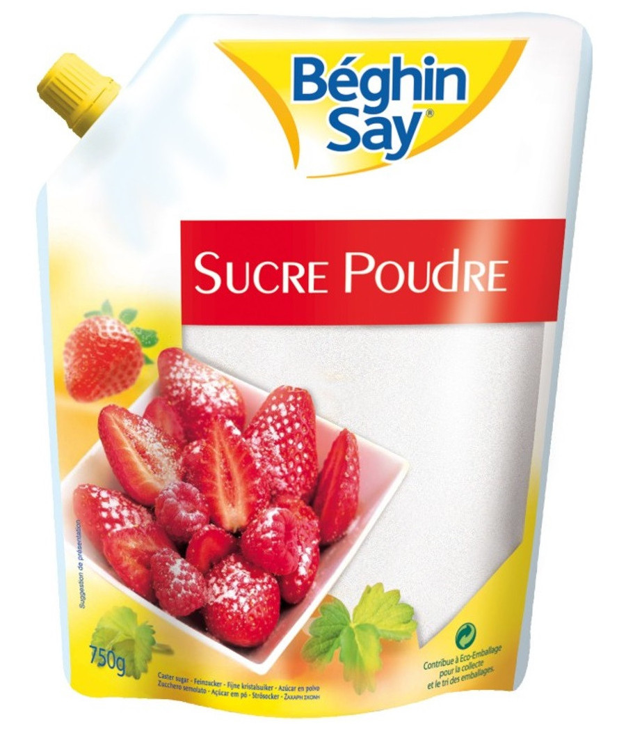 SUCRE EN POUDRE BEGHIN SAY 750G
