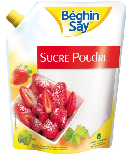 SUCRE EN POUDRE BEGHIN SAY 750G