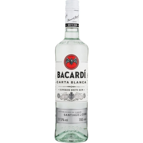 RHUM CARTA BLANCA37,5% BACARDI 70CL