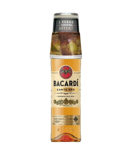 RHUM CARTA ORO 37,5% BACARDI 70CL