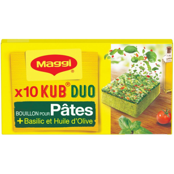 BOUILLON KUB DUO PATES BASILIC MAGGI  105G
