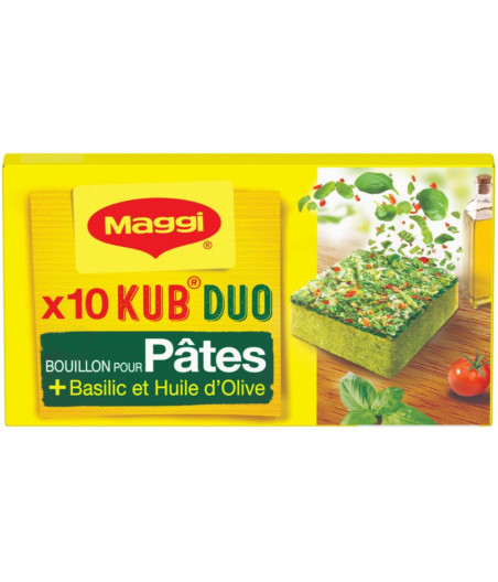 BOUILLON KUB DUO PATES BASILIC MAGGI  105G