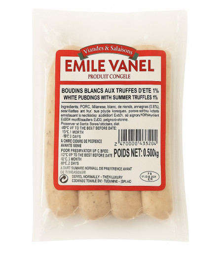 BOUDIN BLANC AUX TRUFFES D'ETE 4 X 125G
