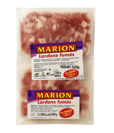 LARDONS FUMES  2X250G