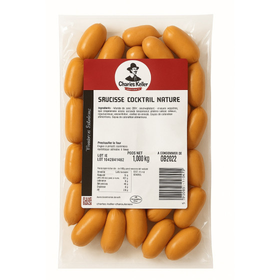 SAUCISSE COCKTAIL NATURE 1 KG