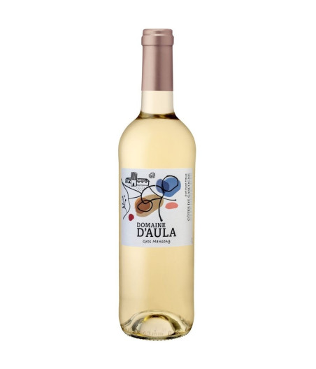 VIN BLANC CÔTES DE GASCOGNE DOMAINE D'AULA 75CL