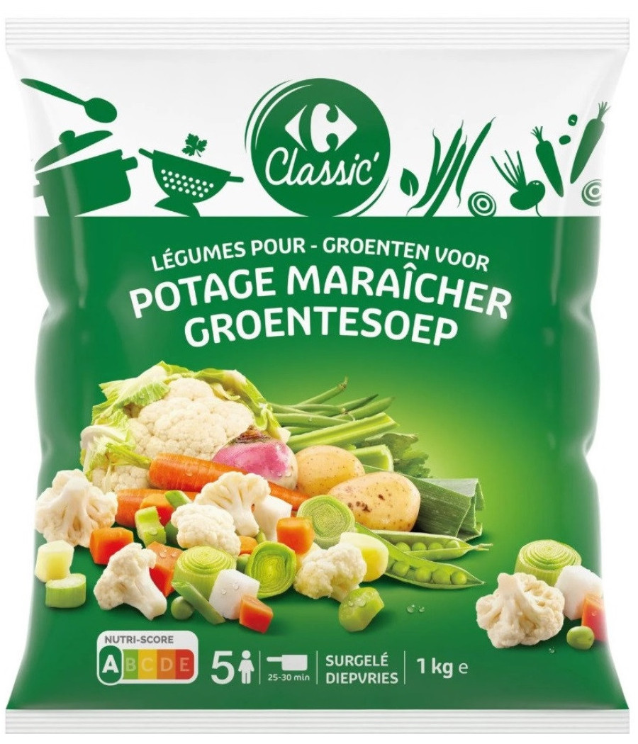 LEGUMES POUR POTAGE MARAICHER 1KG