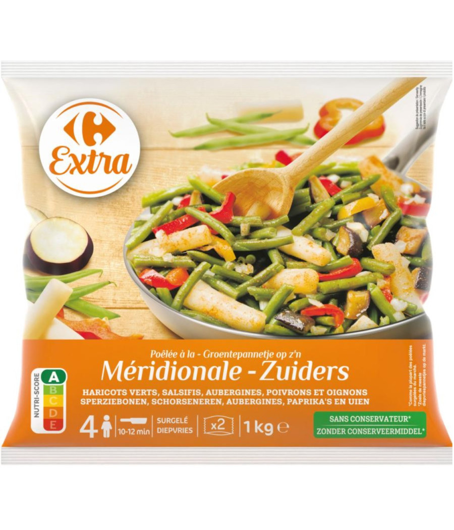 LEGUMES POELEE A LA MERIDIONALE 1KG