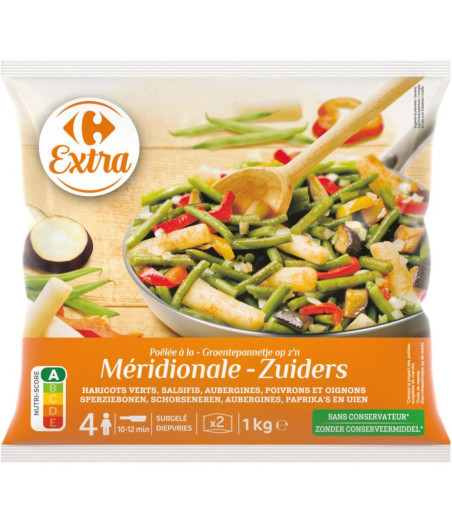 LEGUMES POELEE A LA MERIDIONALE 1KG