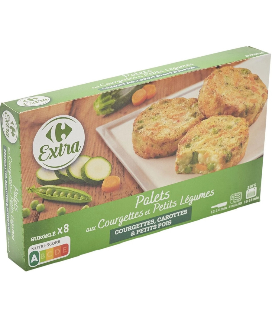 PALETS AUX COURGETTES ET PETITS LEGUMES 300G