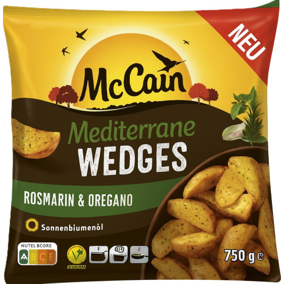 FRITES MEDITERANNE WEDGES MCCAIN 750G