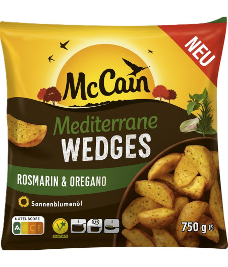 FRITES MEDITERANNE WEDGES MCCAIN 750G