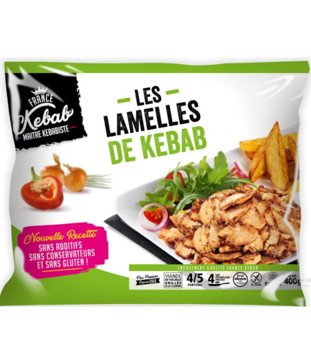 LAMELLES KEBAB FRANCE KEBAB 400G