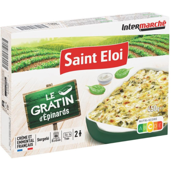 GRATIN D'EPINARDS SAINT ELOI 450G