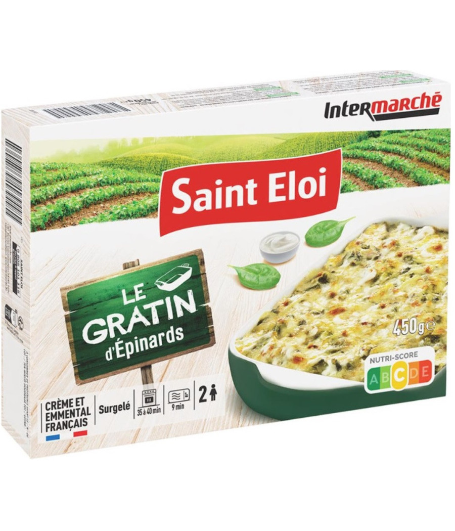 GRATIN D'EPINARDS SAINT ELOI 450G