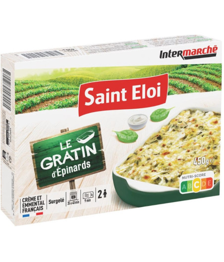 GRATIN D'EPINARDS SAINT ELOI 450G