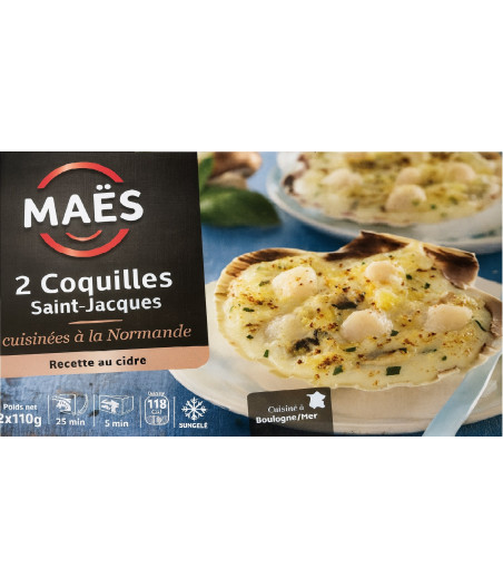 COQUILLES SAINT JACQUES 2 X 110 G