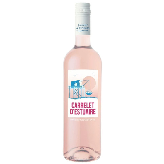 VIN ROSE CARRELET D'ESTUAIRE 75CL