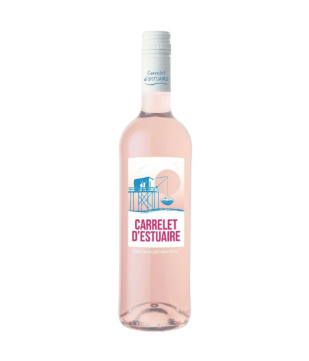 VIN ROSE CARRELET D'ESTUAIRE 75CL