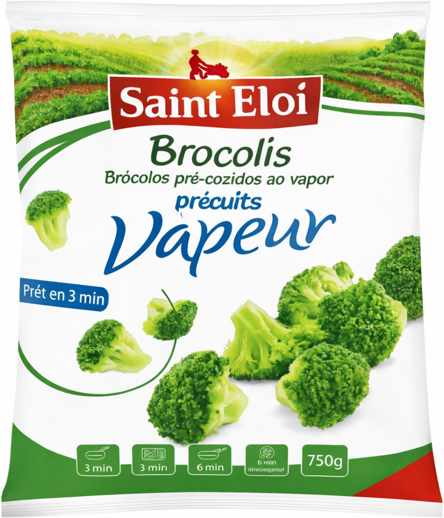 BROCOLIS PRECUITS VAPEUR SAINT ELOI 750G