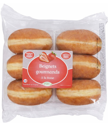BEIGNETS GOURMANDS A LA FRAISE