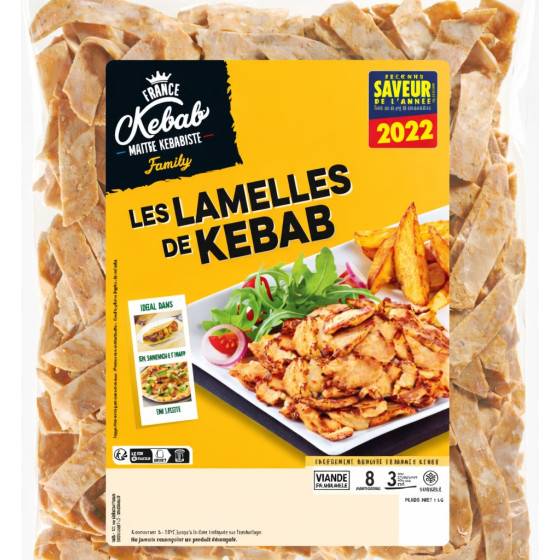 KEBAB EN LAMELLES 750G
