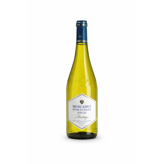 VIN BLANC CUVEE DE PRESTIGE 2018 MUSCADET SEVRE ET MARNE SUR LIE AOP 75CL