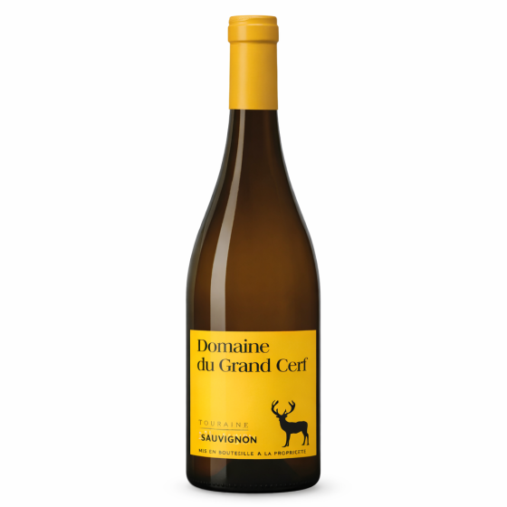 VIN BLANC TOURAINE SAUVIGNON AOP DOMAINE DU GRAND CERF 75CL