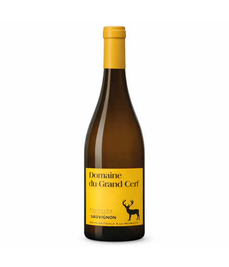 VIN BLANC TOURAINE SAUVIGNON AOP DOMAINE DU GRAND CERF 75CL
