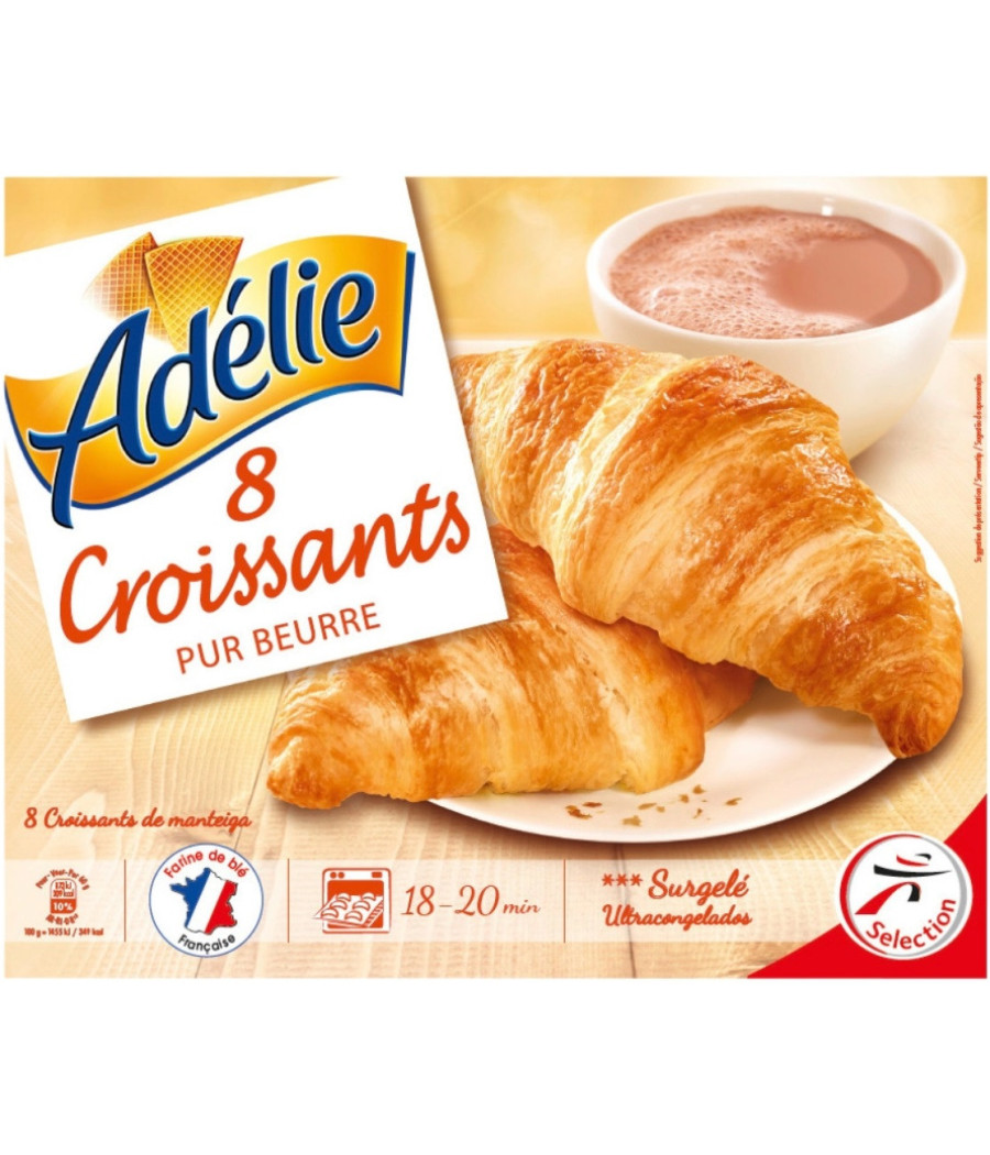 CROISSANTS PUR BEURRE ADELIE  480G