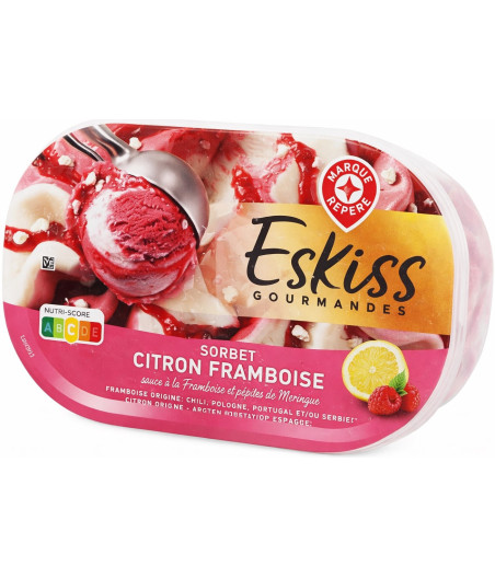SORBET FRAMBOISE CITRON NETTO 515G