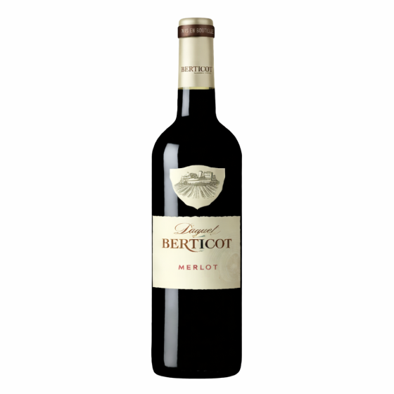 VIN ROUGE I.G.P ATLANTIQUE 2016 MERLOT  DAGUET DE BERTICOT 75CL