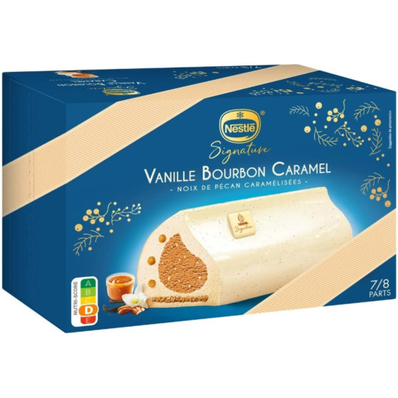 BUCHE VANILLE BOURBON CARAMEL NESTLE 100G