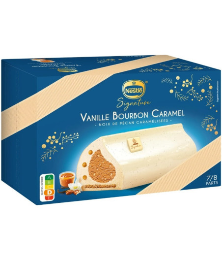 BUCHE VANILLE BOURBON CARAMEL NESTLE 100G