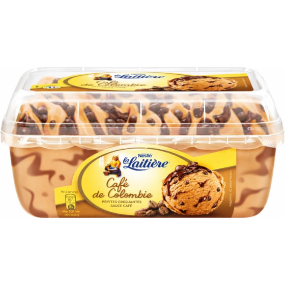 GLACE AU CAFE COLOMBIE LA LAITIERE 510G