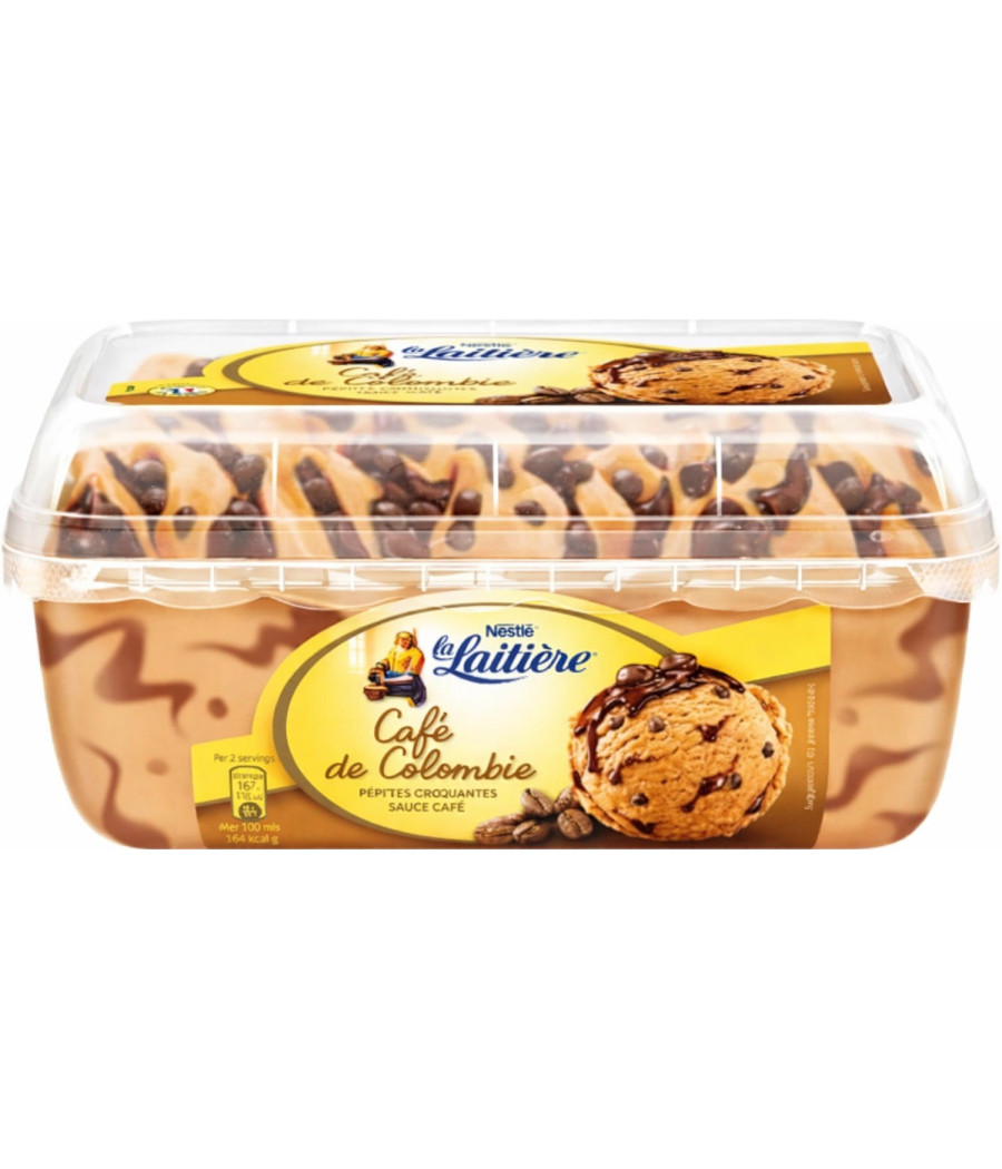 GLACE AU CAFE COLOMBIE LA LAITIERE 510G