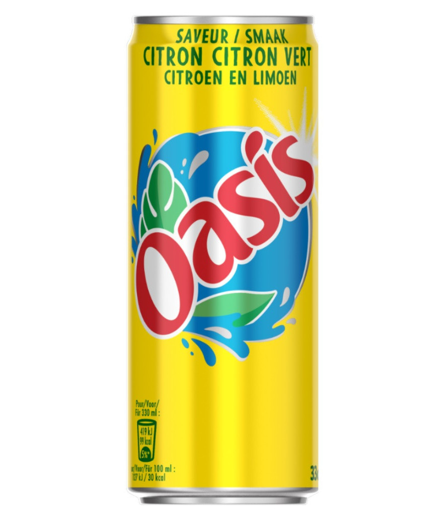 BOISSON CITRON VERT OASIS 33CL