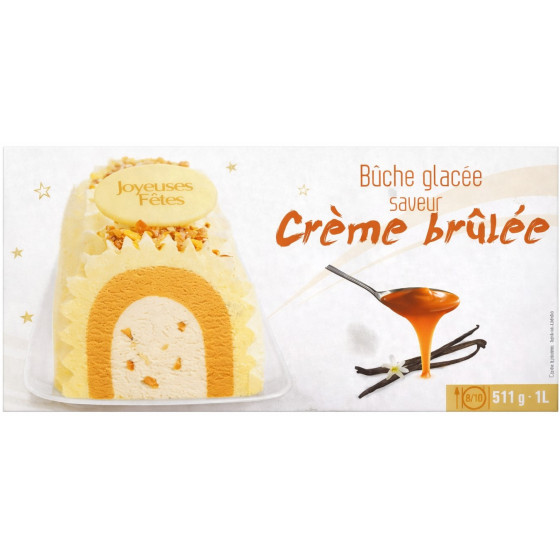 BUCHE GLACEE SAVEUR CREME BRULEE 511G