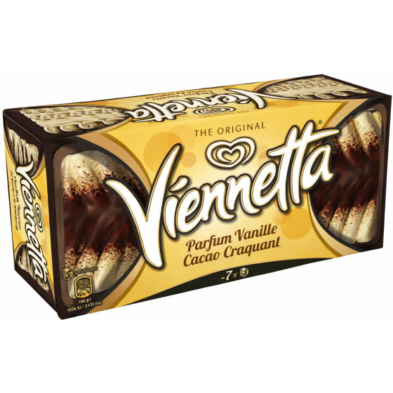 GLACE PARFUM VANILLE CACAO CRAQUANT VIENNETTA 7PARTS 320G
