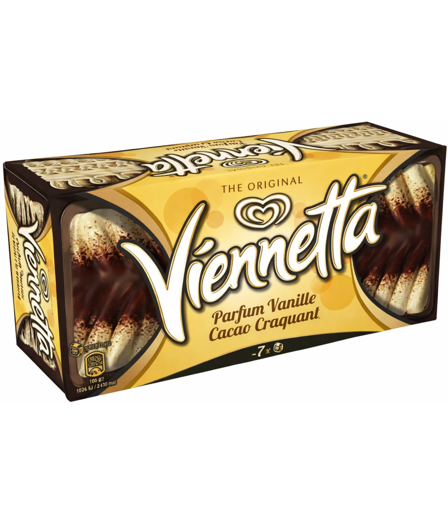 GLACE PARFUM VANILLE CACAO CRAQUANT VIENNETTA 7PARTS 320G